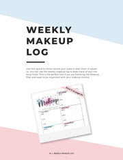 Makeup Bullet Journal: Dein Makeup Routine Begleiter (eBook)