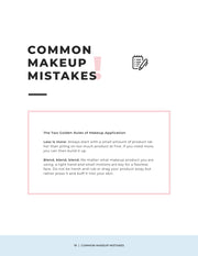 Makeup Bullet Journal: Your Makeup Routine Companion (eBook)