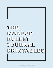 Makeup Bullet Journal : Your Makeup Routine Companion (livre numérique)